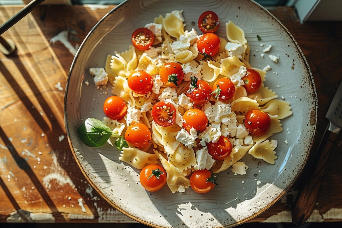 Découvrez pourquoi la feta pasta avec tomates cerises est votre prochain coup de cœur culinaire