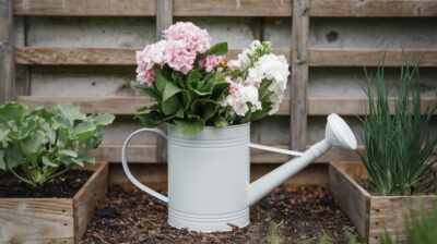 Recyclage créatif : un arrosoir fait maison avec une bouteille en plastique